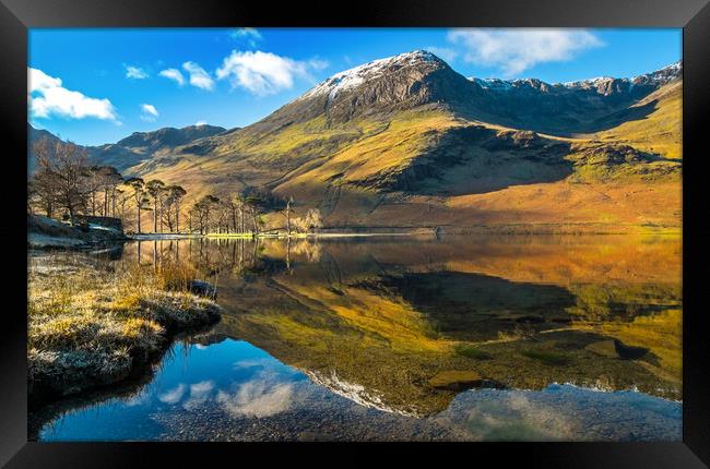 Buttermere  Framed Print by geoff shoults