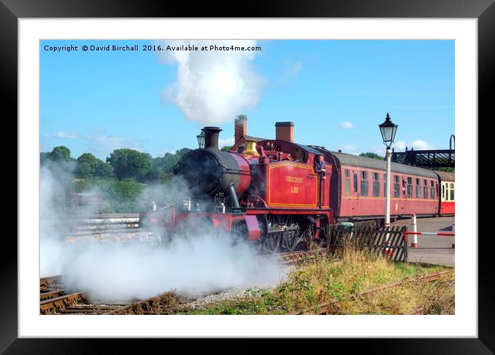 L150 departing from Swanwick Junction. Framed Mounted Print by David Birchall
