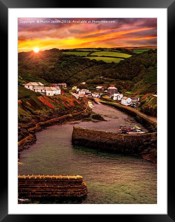Dawn over Boscastle Framed Mounted Print by K7 Photography