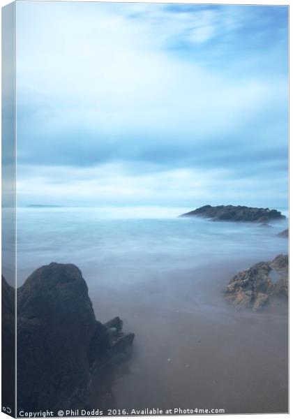 Foamy Fistral Canvas Print by Phil Dodds