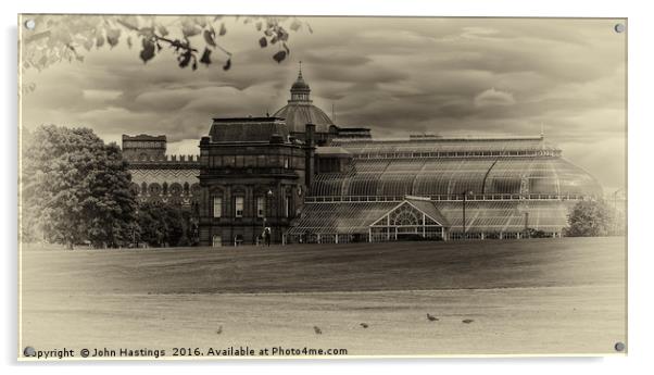 The Peoples Palace Acrylic by John Hastings