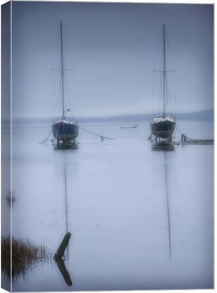 WAITING FOR THE TIDE Canvas Print by Anthony R Dudley (LRPS)