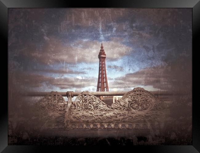 Blackpool Framed Print by Victor Burnside