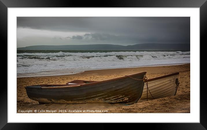 Waiting for the Storm to Pass Framed Mounted Print by Colin Morgan