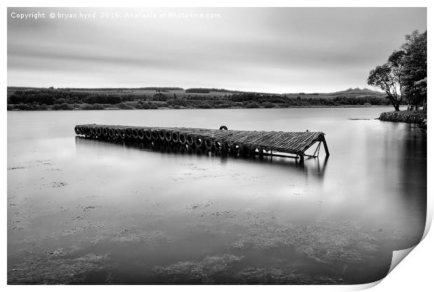 Loch Fitty Landscape Print by bryan hynd