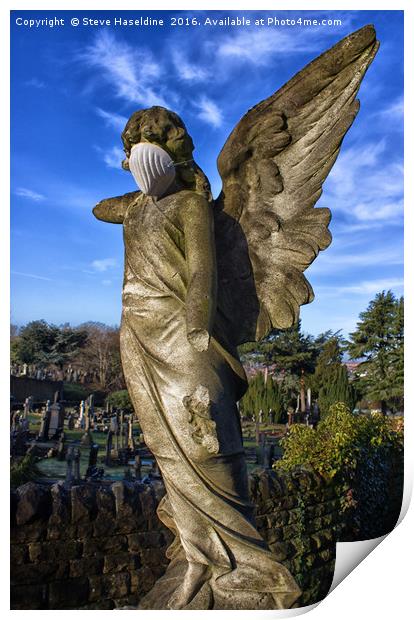 Angels with not so dirty faces Print by Steve Haseldine