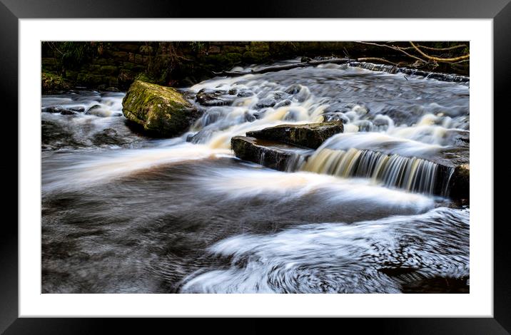 Flow    Framed Mounted Print by chris smith
