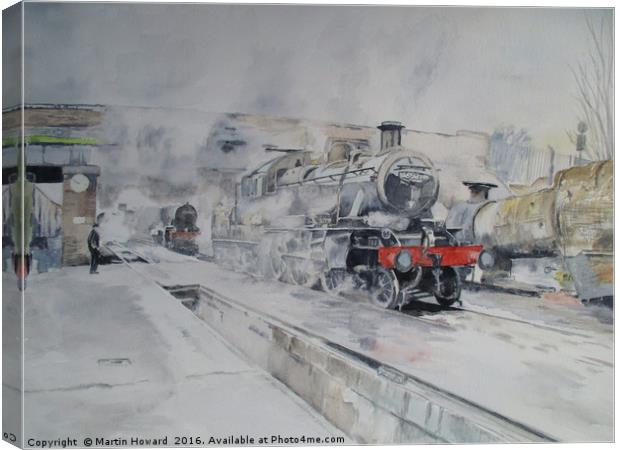 Great Central Steam Canvas Print by Martin Howard