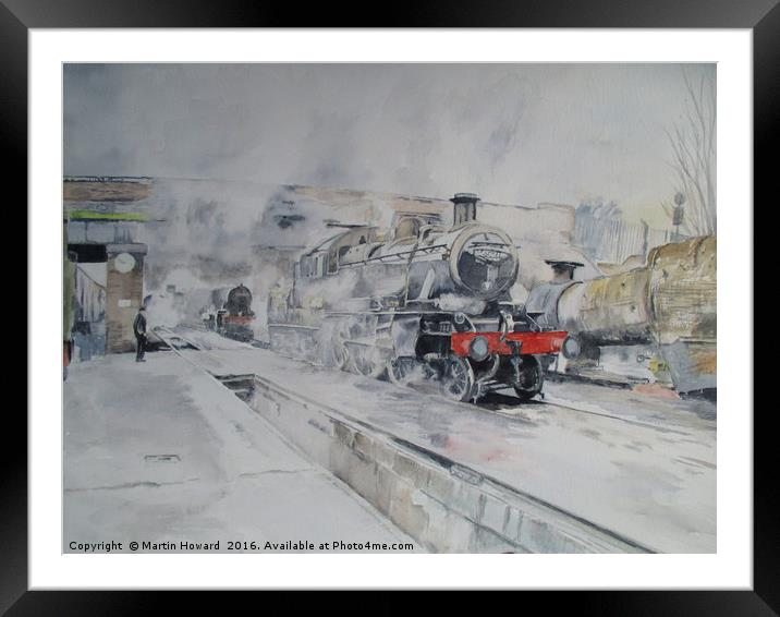 Great Central Steam Framed Mounted Print by Martin Howard