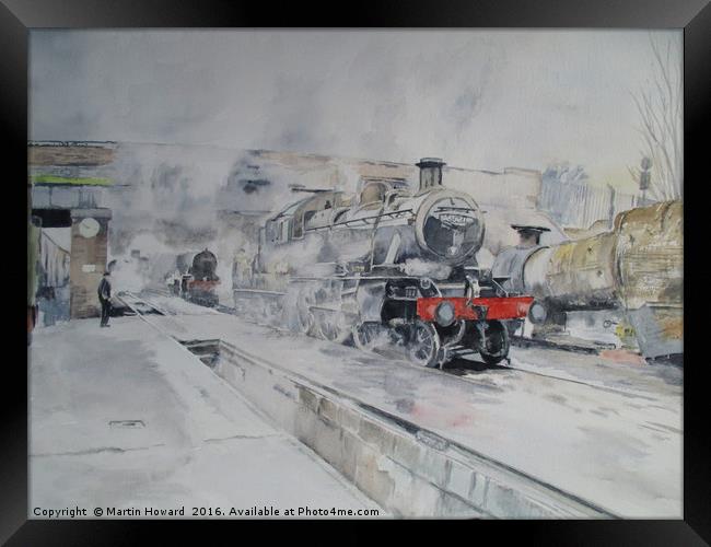Great Central Steam Framed Print by Martin Howard