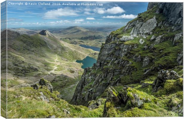 View from Snowdonia Canvas Print by Kevin Clelland