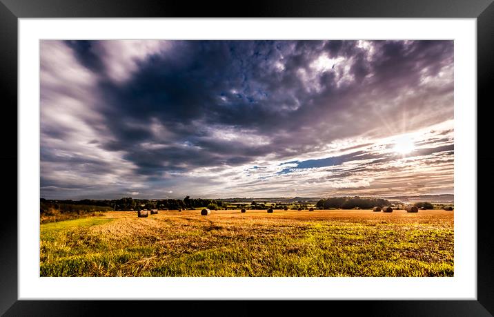 Drama in the Skies Framed Mounted Print by Naylor's Photography