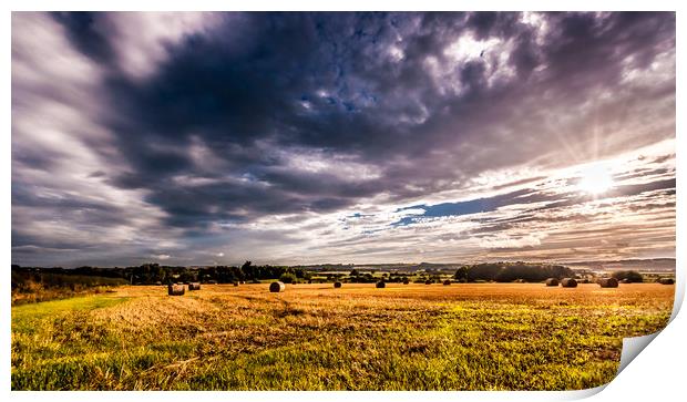 Drama in the Skies Print by Naylor's Photography
