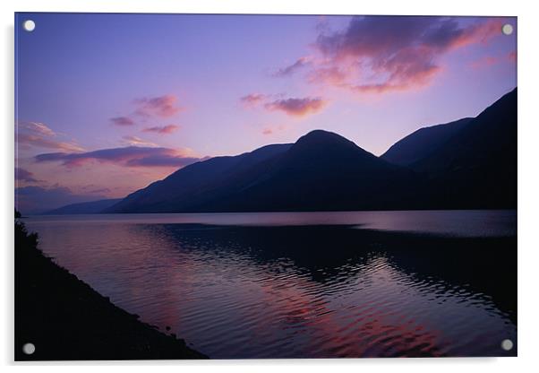 Sunset on Loch Lochy, Scottish Highlands Acrylic by Douglas Kerr