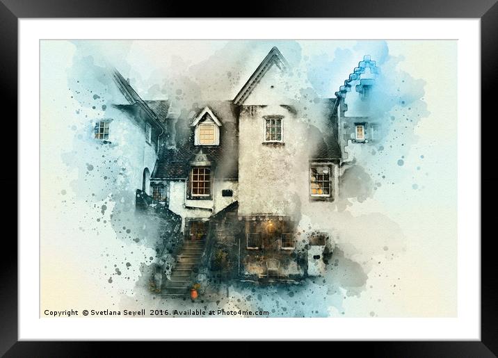 Old House Framed Mounted Print by Svetlana Sewell