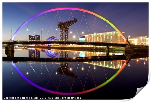 The Clyde Arc Print by Stephen Taylor