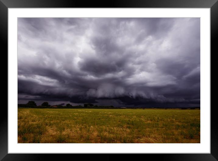 Facing the Storm Framed Mounted Print by Colin Askew