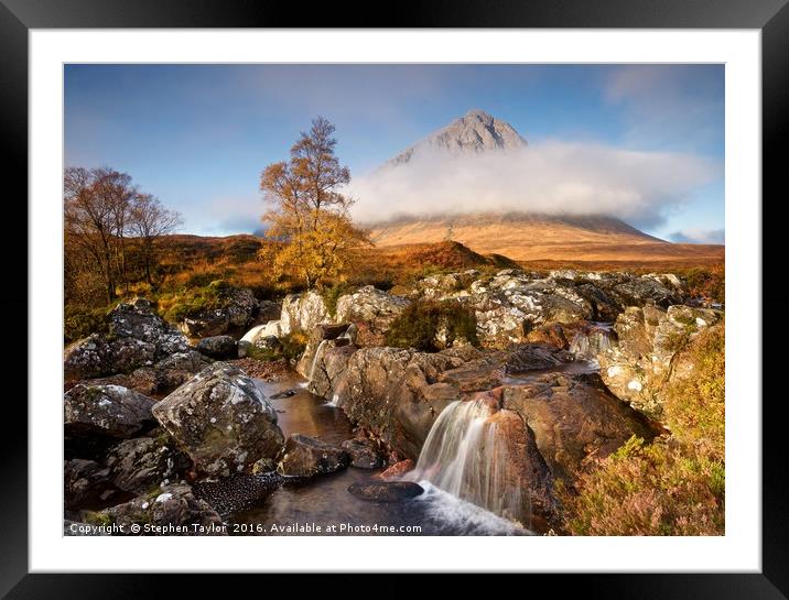 Autumn in Glencoe Framed Mounted Print by Stephen Taylor