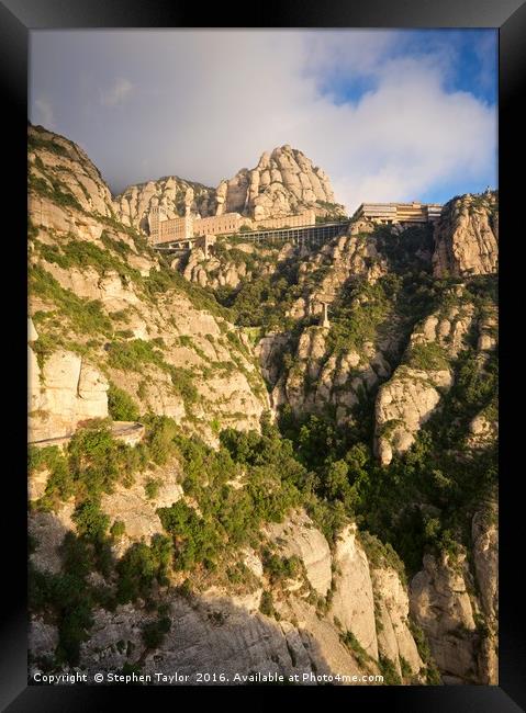 Montserrat Framed Print by Stephen Taylor