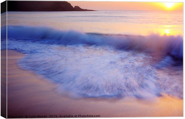 Breaking wave Canvas Print by Colin Woods
