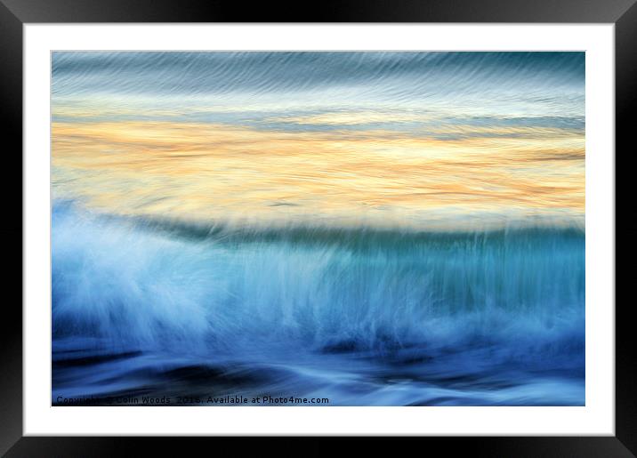 Breaking Wave Framed Mounted Print by Colin Woods