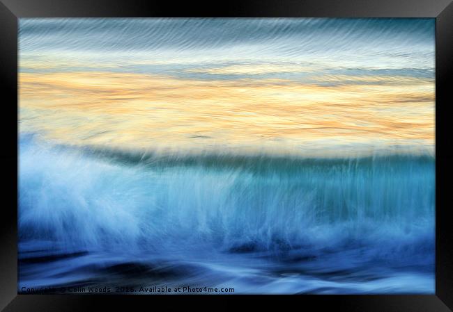 Breaking Wave Framed Print by Colin Woods