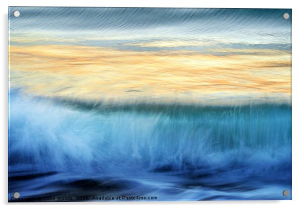 Breaking Wave Acrylic by Colin Woods