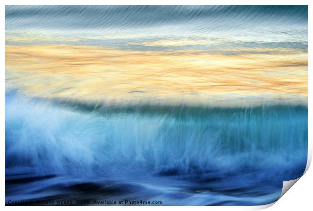 Breaking Wave Print by Colin Woods