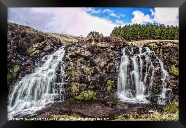 Veiling water Framed Print by Lynne Morris (Lswpp)