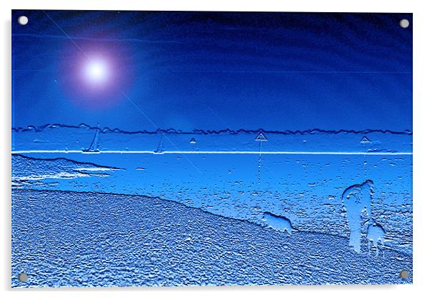 Blue Solent Acrylic by Ian Jeffrey