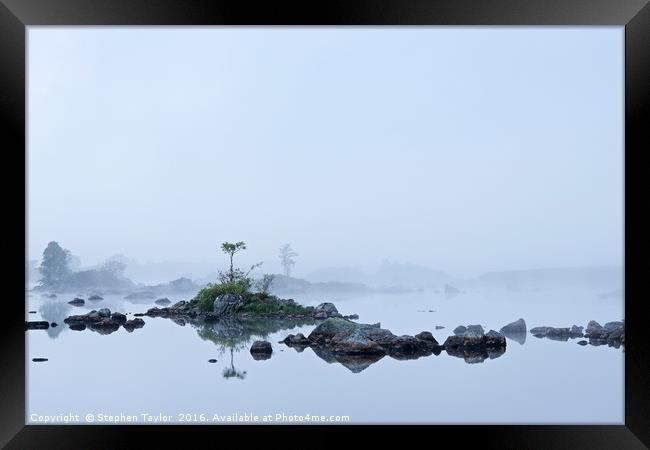 Misty Dawn Framed Print by Stephen Taylor