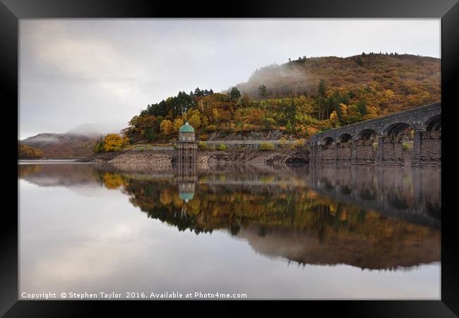 Autumn in the Elan Valley Framed Print by Stephen Taylor