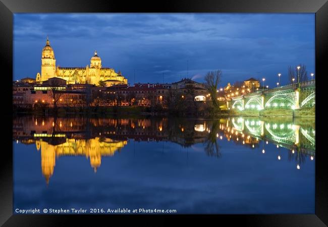 Salamanca Cathedral Framed Print by Stephen Taylor
