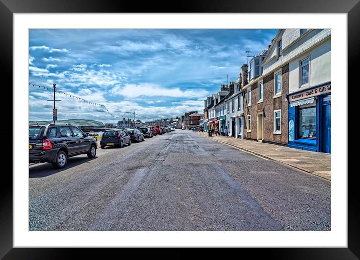 Millport Main Street Framed Mounted Print by Valerie Paterson