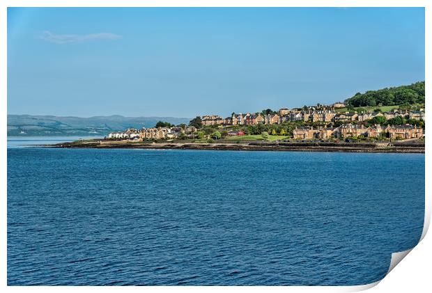 Edge of Rothesay Print by Valerie Paterson