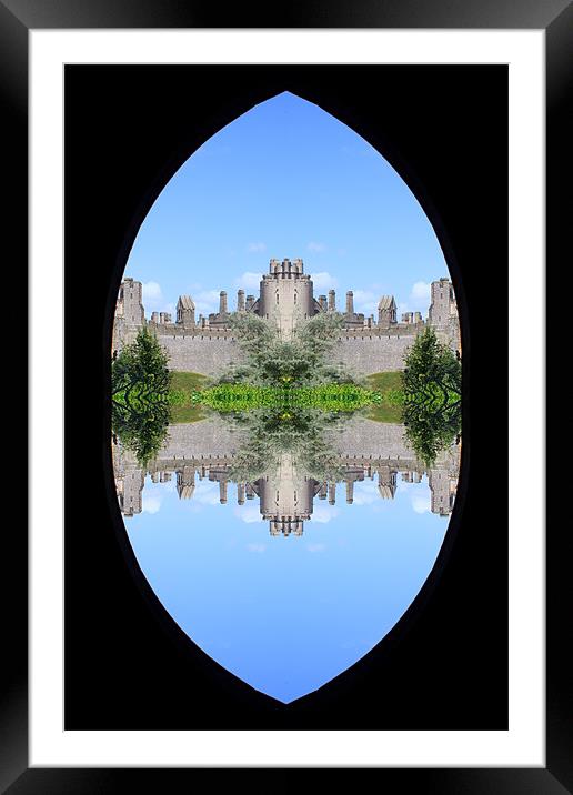 Castle Framed Mounted Print by Ian Jeffrey