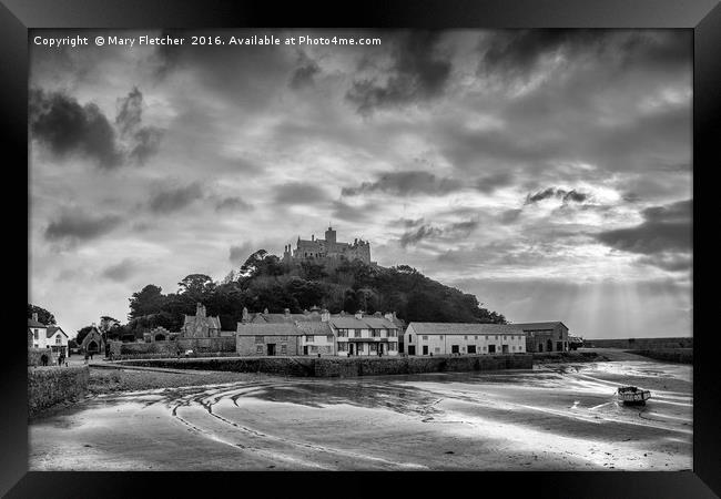 St Michaels Mount, Cornwall Framed Print by Mary Fletcher