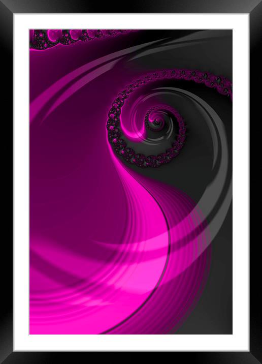 Dreaming In Purple Framed Mounted Print by Steve Purnell