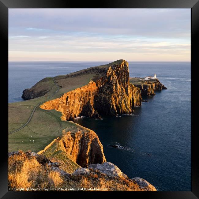 Neist Point Framed Print by Stephen Taylor