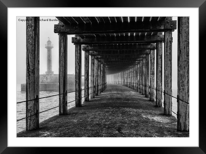 Light At The End Of The Tunnel Framed Mounted Print by Richard Burdon