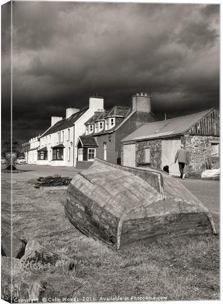 Stormy Sky over Sheildaig Canvas Print by Colin Woods