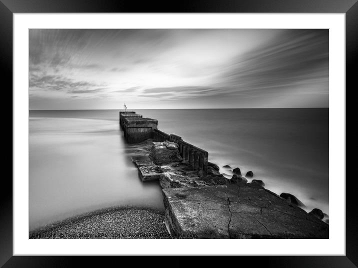 Harbour Arm at Twilight Framed Mounted Print by Tony Sharp LRPS CPAGB