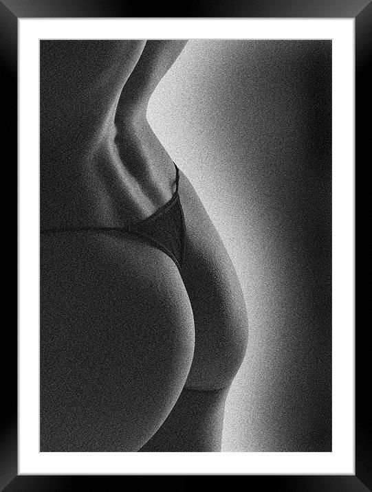 Curves on curves Framed Mounted Print by David Hare