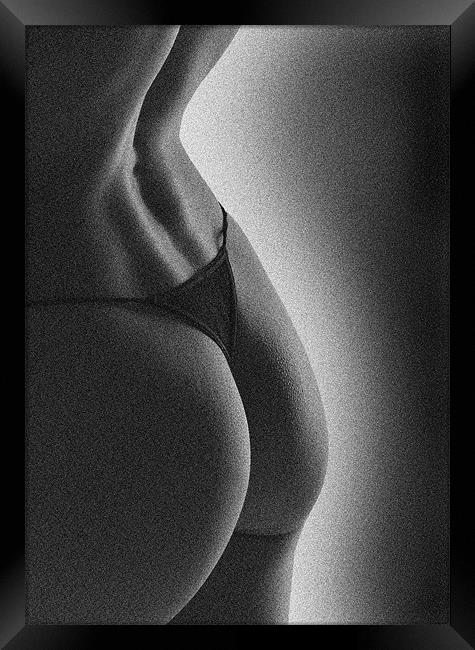 Curves on curves Framed Print by David Hare