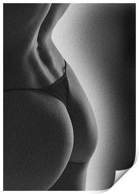 Curves on curves Print by David Hare