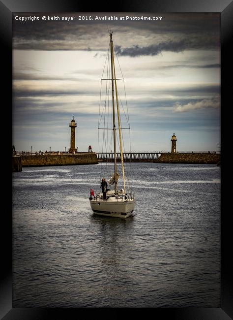 Returning Home Framed Print by keith sayer