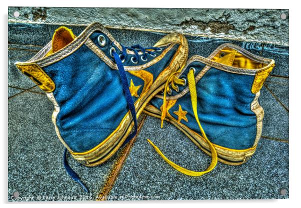 My old pair of Converse Acrylic by Perry Johnson