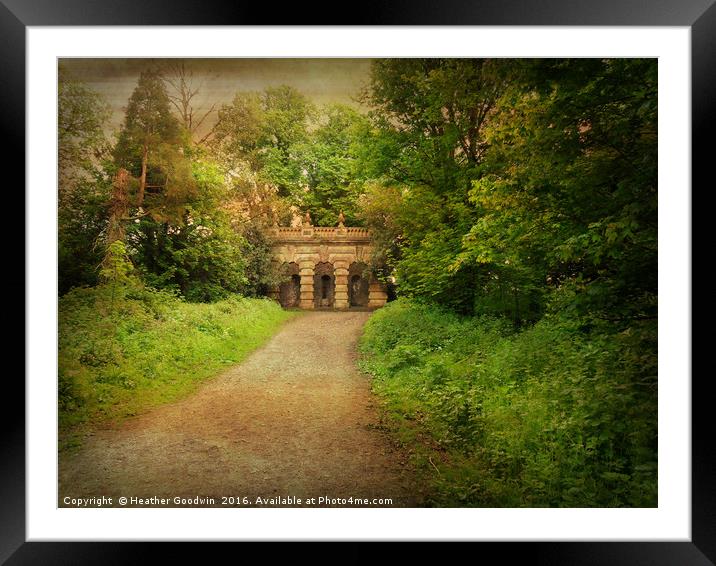 Echo Pavilion. Framed Mounted Print by Heather Goodwin