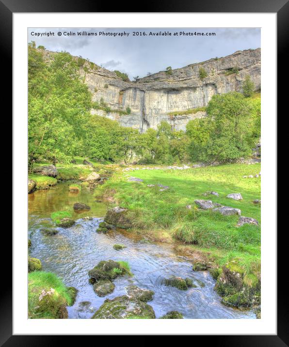 The Cliffs Of Malham Cove 2 Framed Mounted Print by Colin Williams Photography