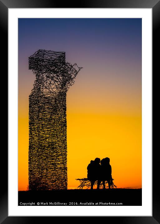 Skytower Sunset Framed Mounted Print by Mark McGillivray